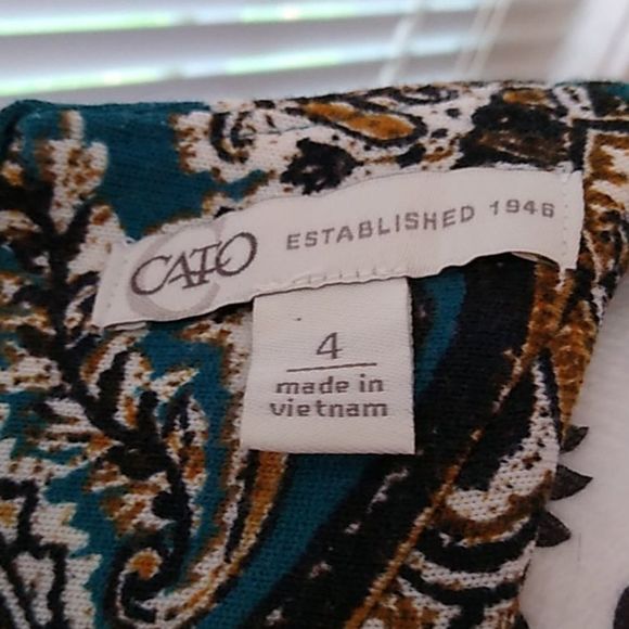 Cato Size 4 Long Sleeve Lined Dress - Picture 4 of 6